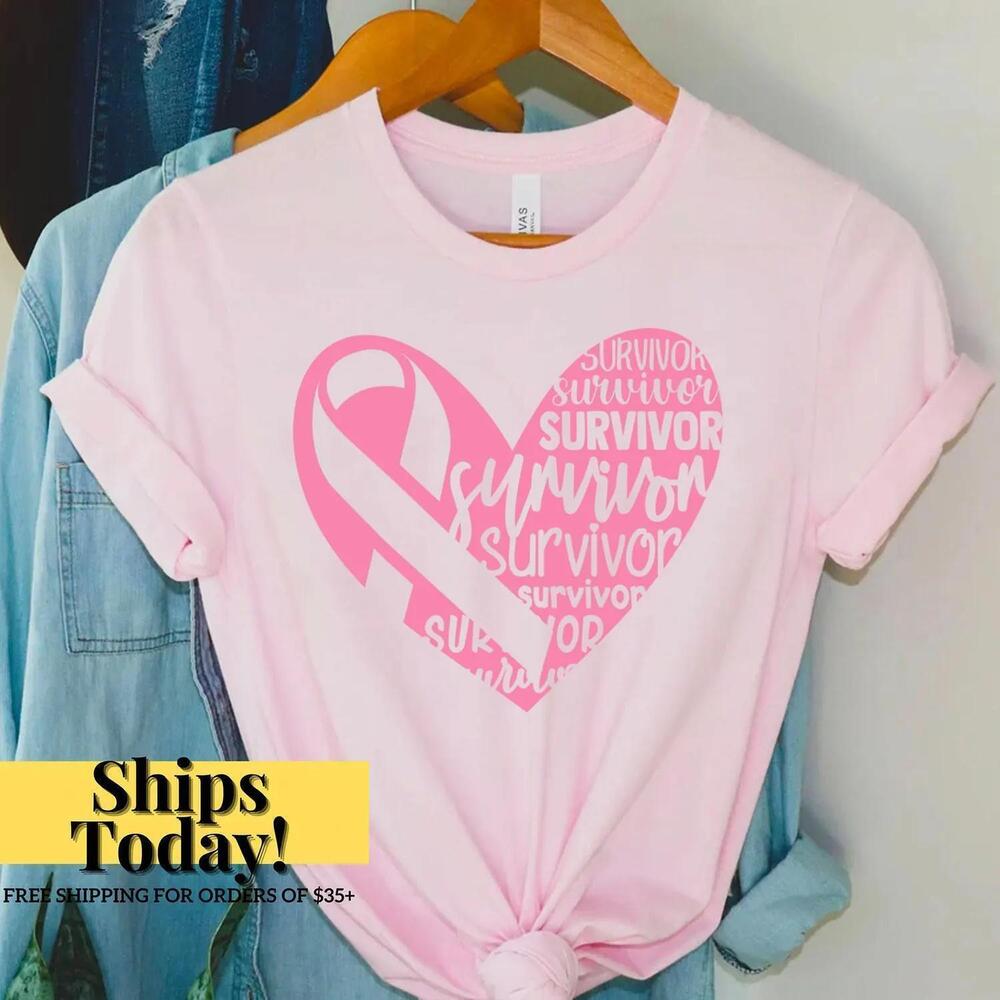 Survivor T-Shirt, Cancer Fighter Shirt, Cancer Awareness Shirt, Ribbon